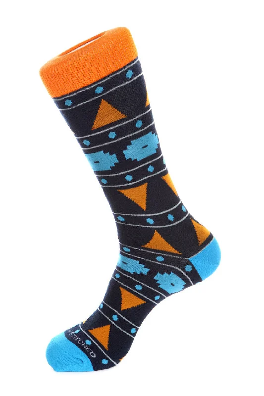 Women's wool - rich socks for winter warmthMixed Triangle Sock