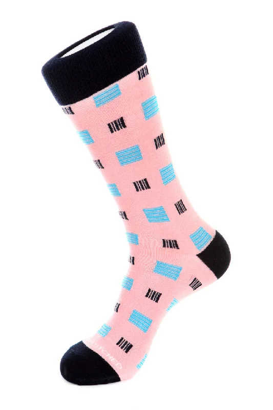 Women's thermal socks for cold weatherScattered Squares Sock