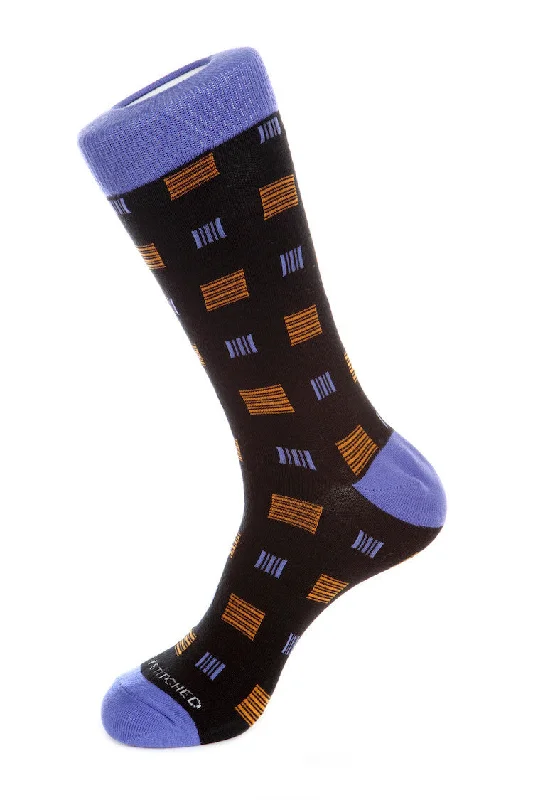 Women's non - slip socks for safetyScattered Squares Sock