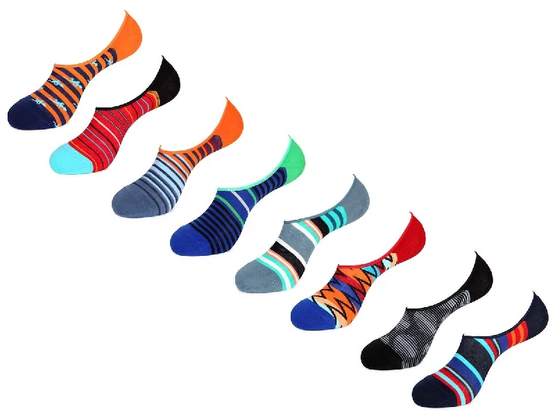 Women's knee - high socks with lace trimNo Show Value Pack