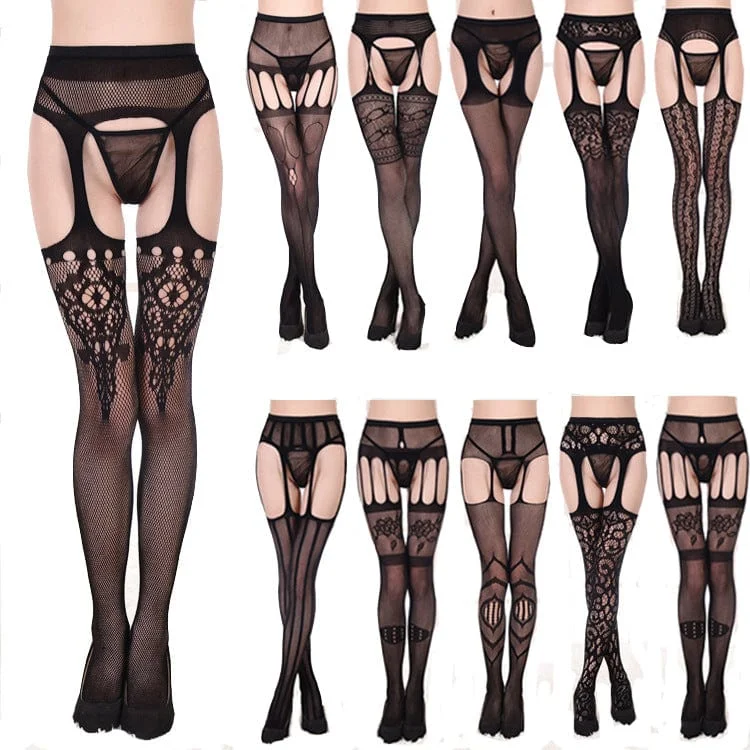 Women's cotton blend socks for breathabilityWomen's Gothic Cutout Lace Pantyhose Stockings Women's cotton blend socks for breathabilityWomen's Gothic Cutout Lace Pantyhose Stockings