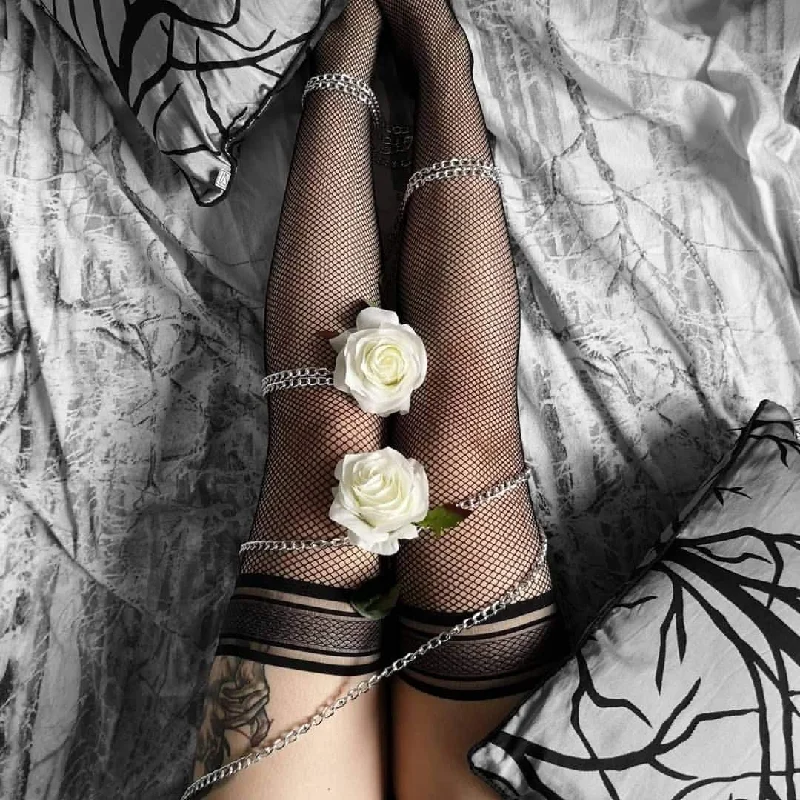 Women's ribbed knee - high socks for a classic lookWomen's Sexy Fishnet Tights High Stockings Women's ribbed knee - high socks for a classic lookWomen's Sexy Fishnet Tights High Stockings