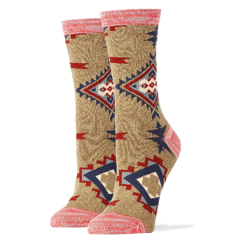 Women's leather - look socks for an edgy styleWoodstock Lodge