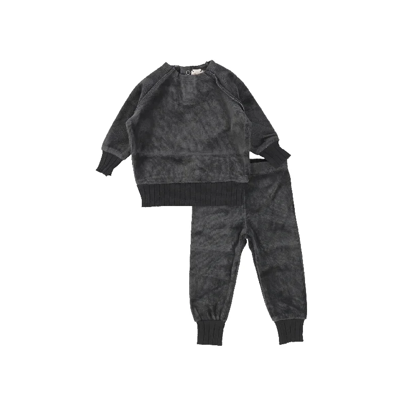 Women's Striped TightsAnalogie Velour Set - Grey AW20