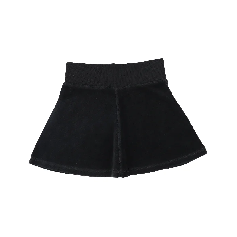 Polka Dot Tights for WomenLil Legs Velour Skirt - Black AW20