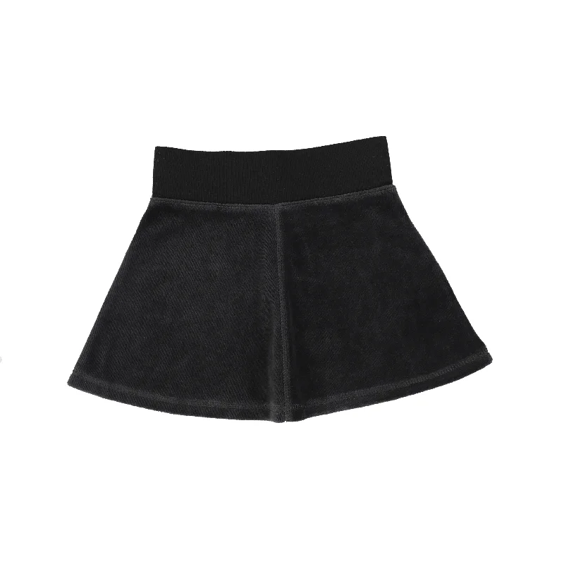 Women's Thermal TightsLil Legs Velour Skirt - Grey AW20