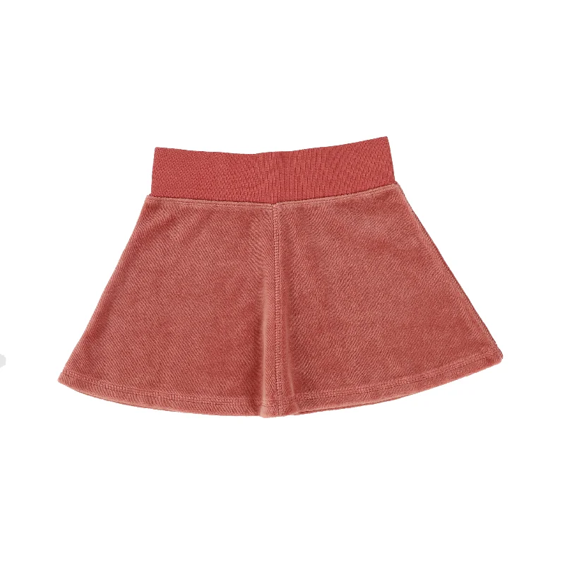 Footless Tights for WomenLil Legs Velour Skirt - Sunset Rose AW20