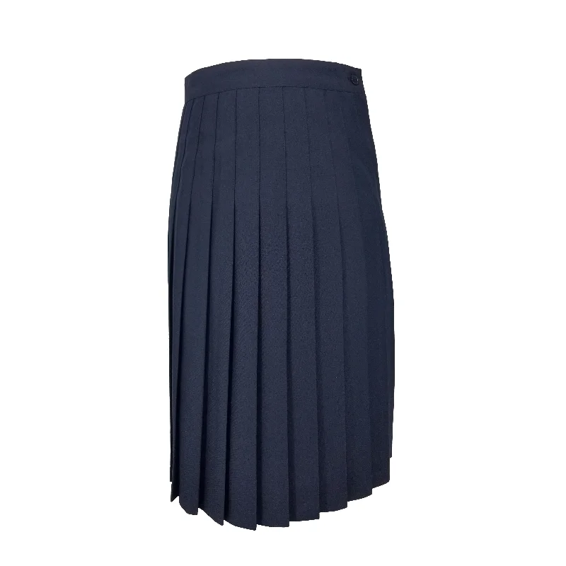Sparkle Tights for PartiesBetty Z Ladies Sewn Down Skirt - Navy Poly