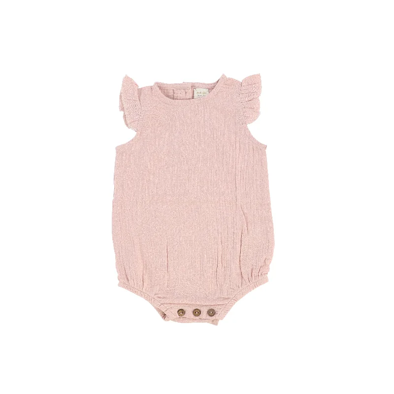 Tights with Geometric PatternsAnalogie Flutter Romper - Pink