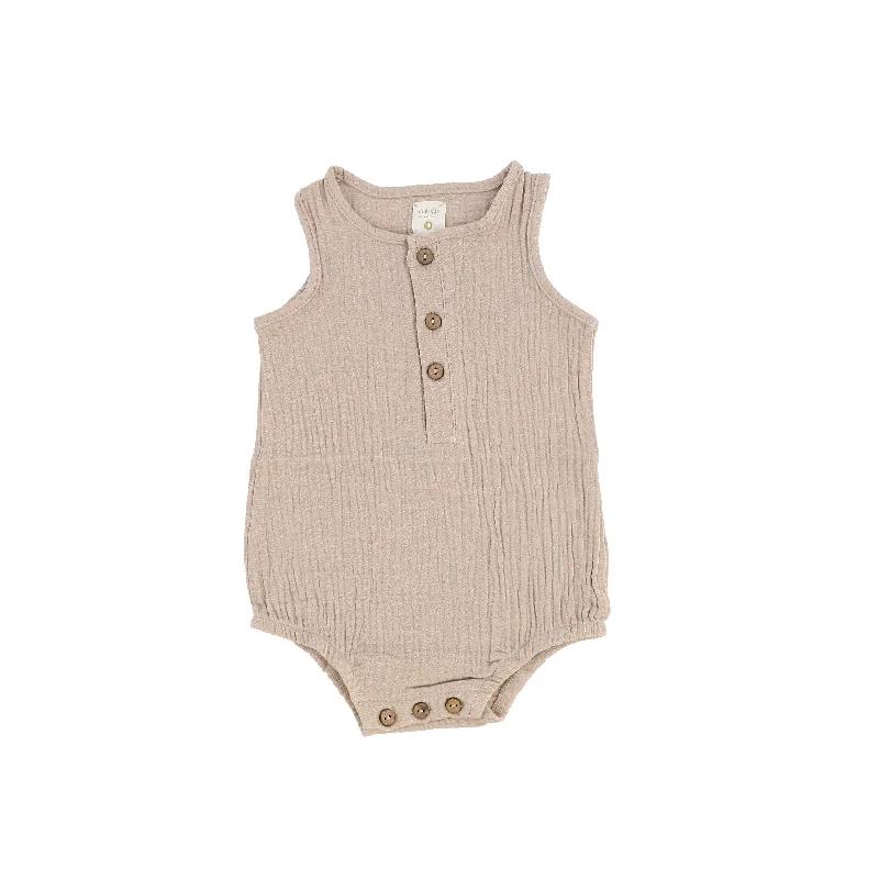 Women's Tights for RunningAnalogie Gauze Romper - Taupe