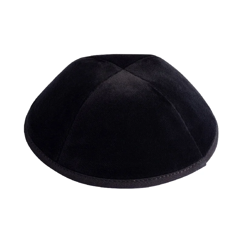Women's Control Top Tightsikippah Velvet Yarmulka - Black