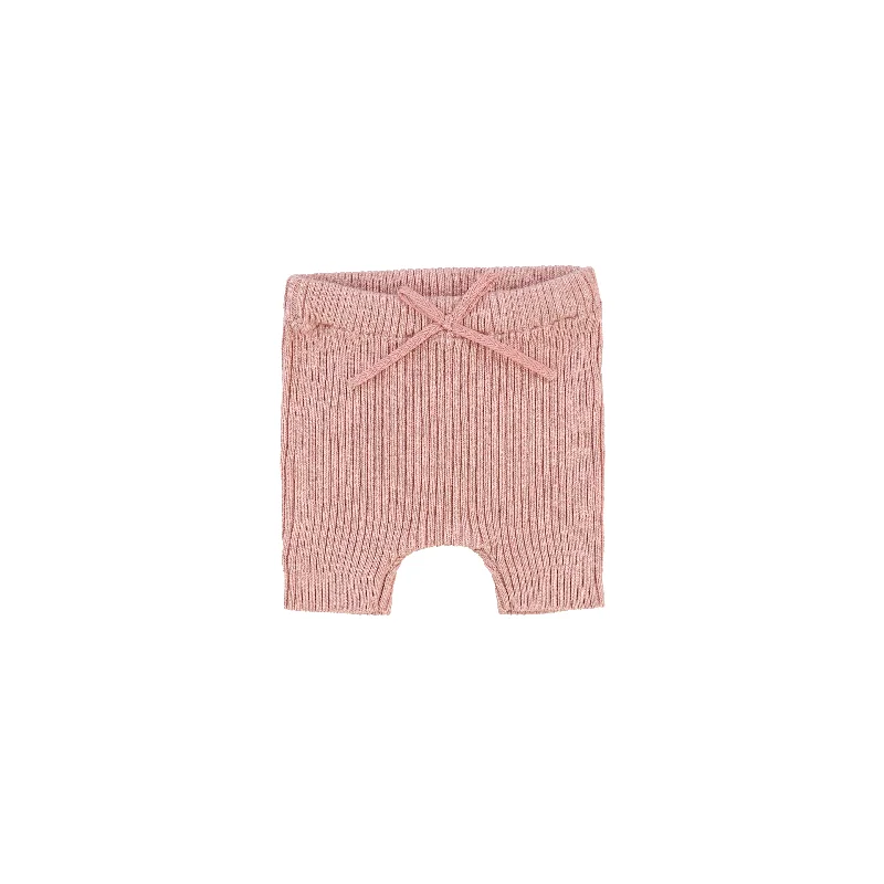 Women's Tights for YogaAnalogie Knit Shorts - Pink