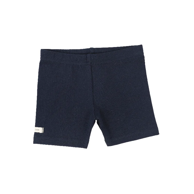 Women's Fishnet TightsLil Legs Biker Shorts - Navy