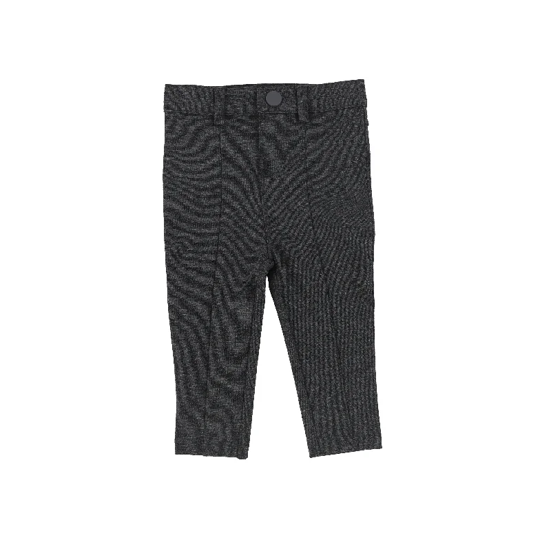 Women's Tights with RhinestonesLil Legs Boys Stretch Pants without Leg Seam - Heather Gray