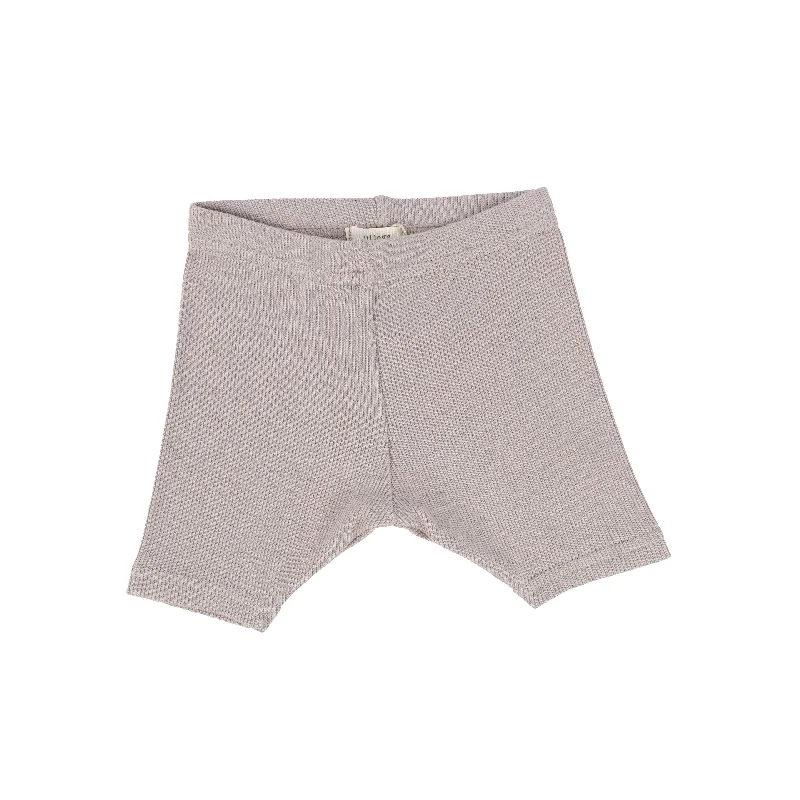 Tights with Cut-Outs for WomenLil Legs Ribbed Shorts - Taupe