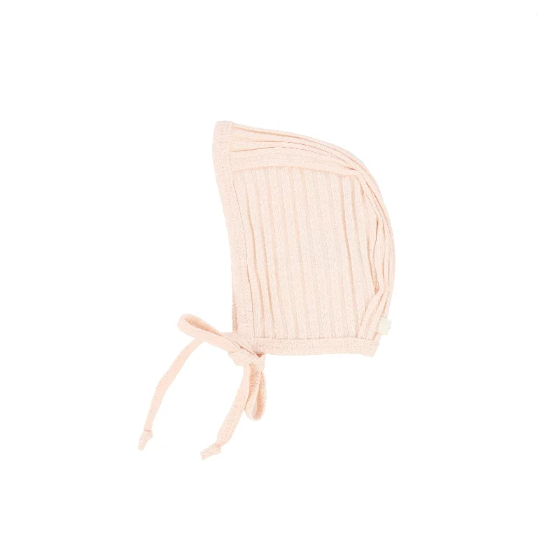 Breathable Tights for WomenLil Legs Wide Ribbed Bonnet - Petal Pink