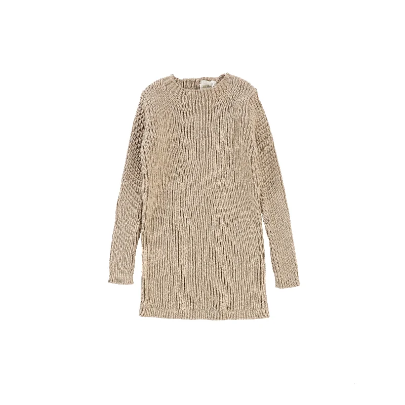 Tights for Dance PerformancesAnalogie Long Sleeve Knit Sweater - Oatmeal