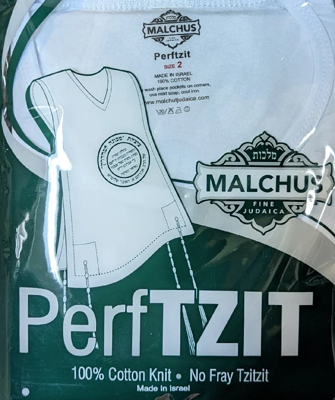 Women's Shiny TightsMalchut Boys Perftzit Undershirt Tzitzit