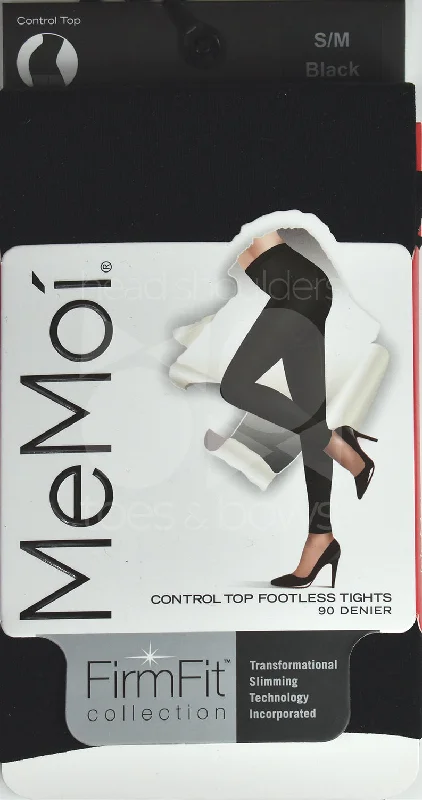 Fashion Tights for WomenMemoi Firm n Fit 90 Denier Footless Tights MO-893