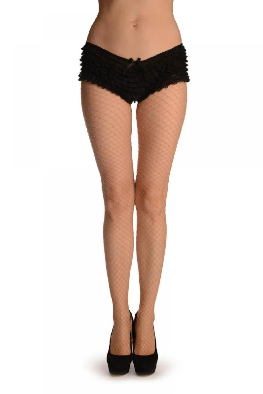 Tights for Professional WearNude Medium Fine Fishnet