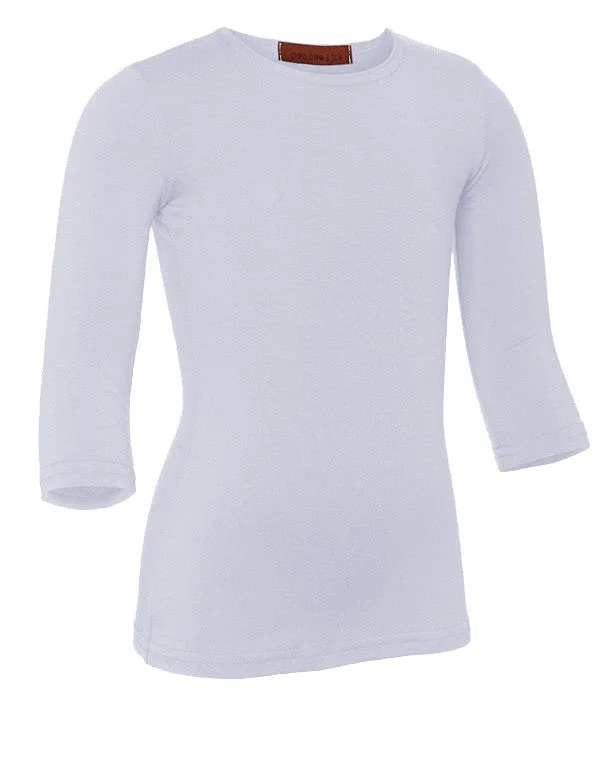 Embellished Tights for WomenPB&J Girls Cotton 3/4 Sleeve Shell - Light Blue