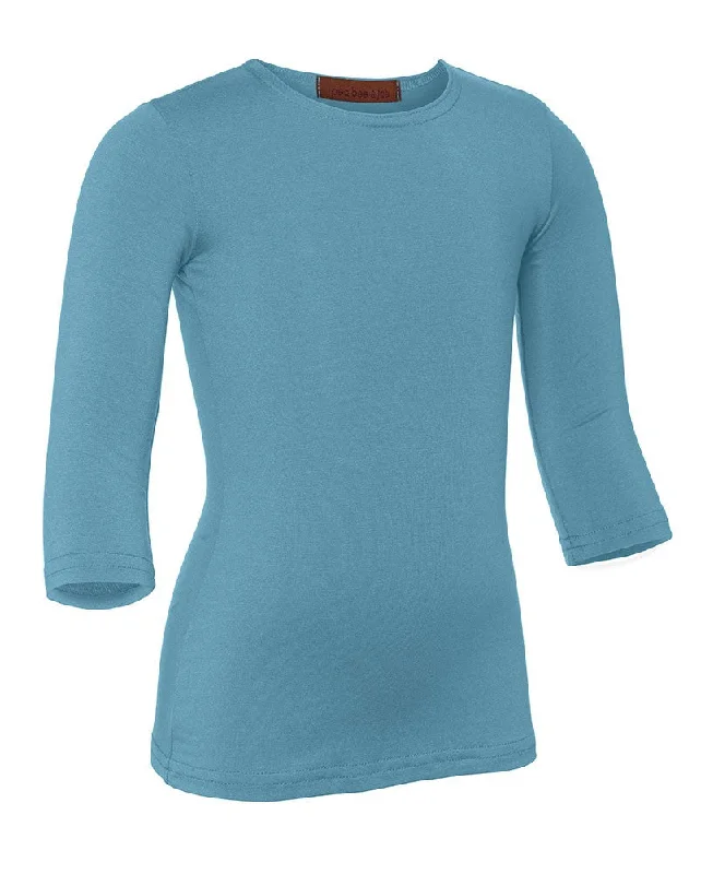 Women's Glitter TightsPB&J Girls Cotton 3/4 Sleeve Shell - Turquoise