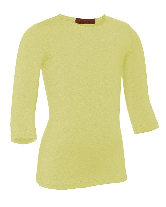 Women's Crocodile Print TightsPB&J Girls Cotton 3/4 Sleeve Shell - Yellow