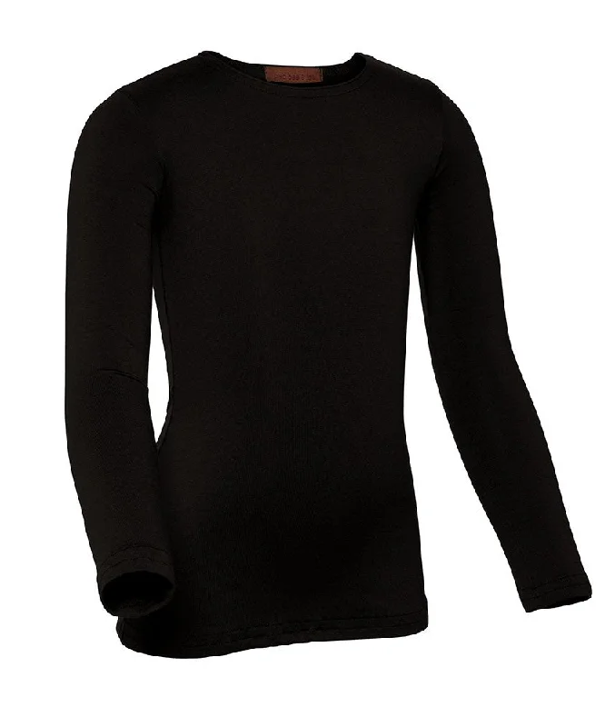Women's Striped TightsPB&J Girls Cotton Long Sleeve Shell - Black