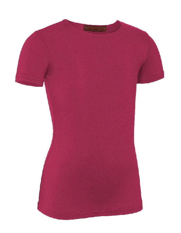 Women's Control Top TightsPB&J Girls Cotton Short Sleeve Shell - Fuschia