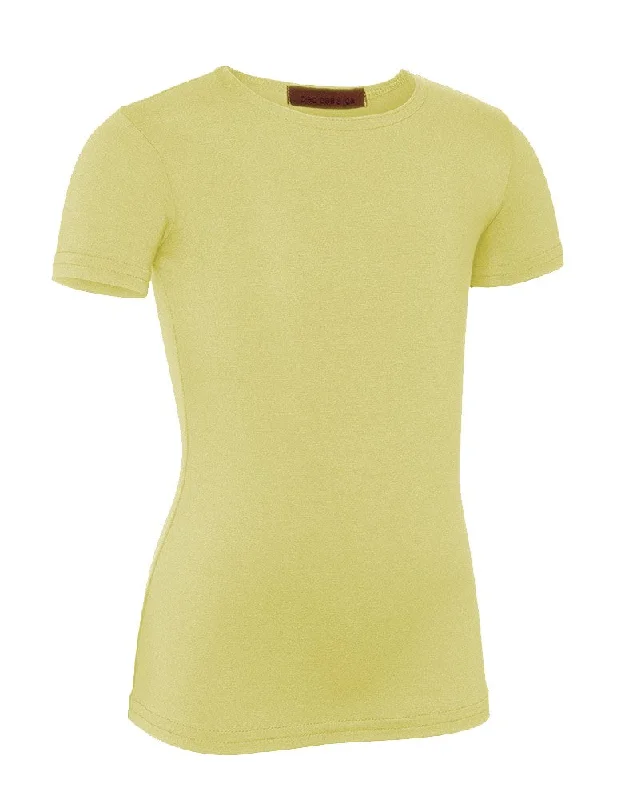 Eco-Friendly Tights for WomenPB&J Girls Cotton Short Sleeve Shell - Yellow