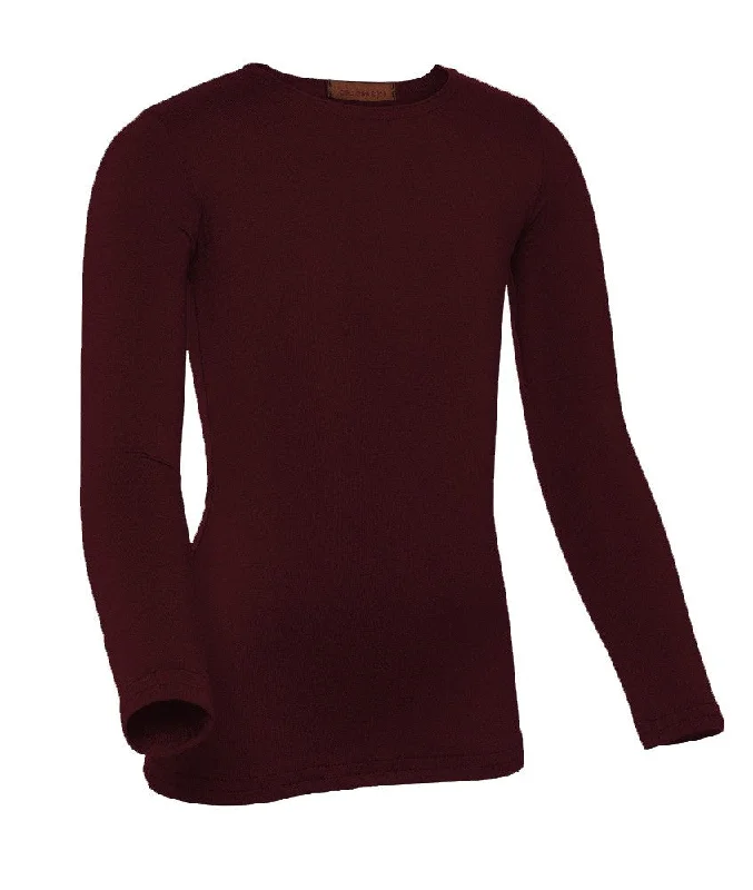 Women's Thermal TightsPB&J Girls Lycra Long Sleeve Shell - Burgundy