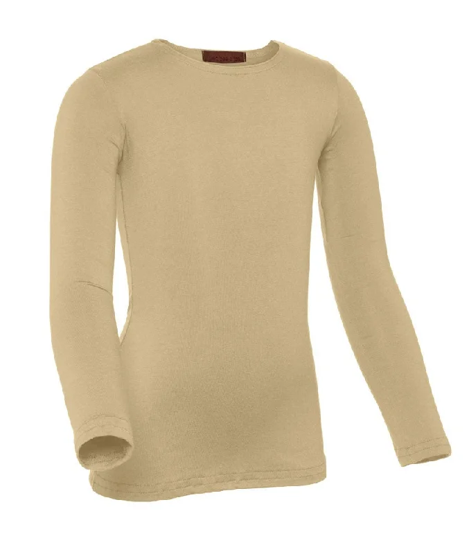 Footless Tights for WomenPB&J Girls Lycra Long Sleeve Shell - Camel