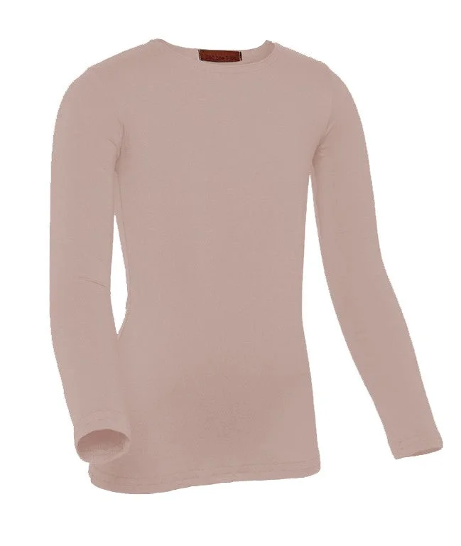 Tights with Suspender BeltsPB&J Girls Lycra Long Sleeve Shell - Dark Blush 69