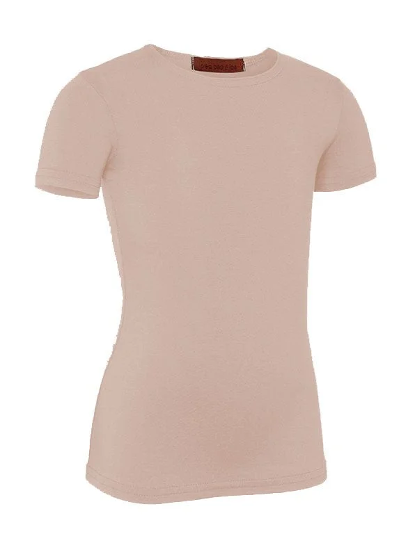 Sheer Tights for WomenPB&J Girls Lycra Short Sleeve Shell - Blush 59