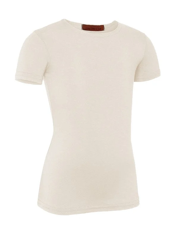 Women's Tights for Evening WearPB&J Girls Lycra Short Sleeve Shell - Off-White