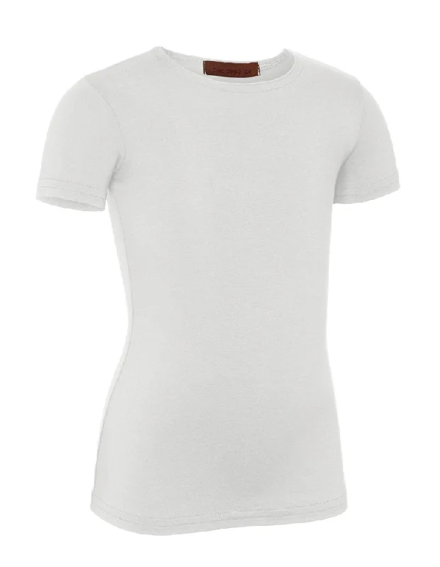 Women's Tights for RunningPB&J Girls Lycra Short Sleeve Shell - White