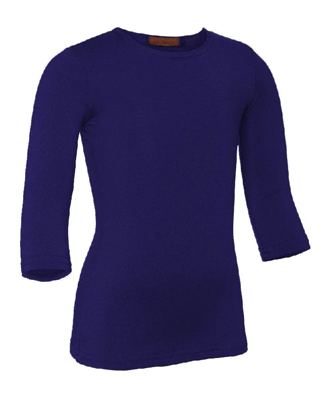 Women's Satin TightsPB&J Girls Modal 3/4 Sleeve Shell - Cobalt