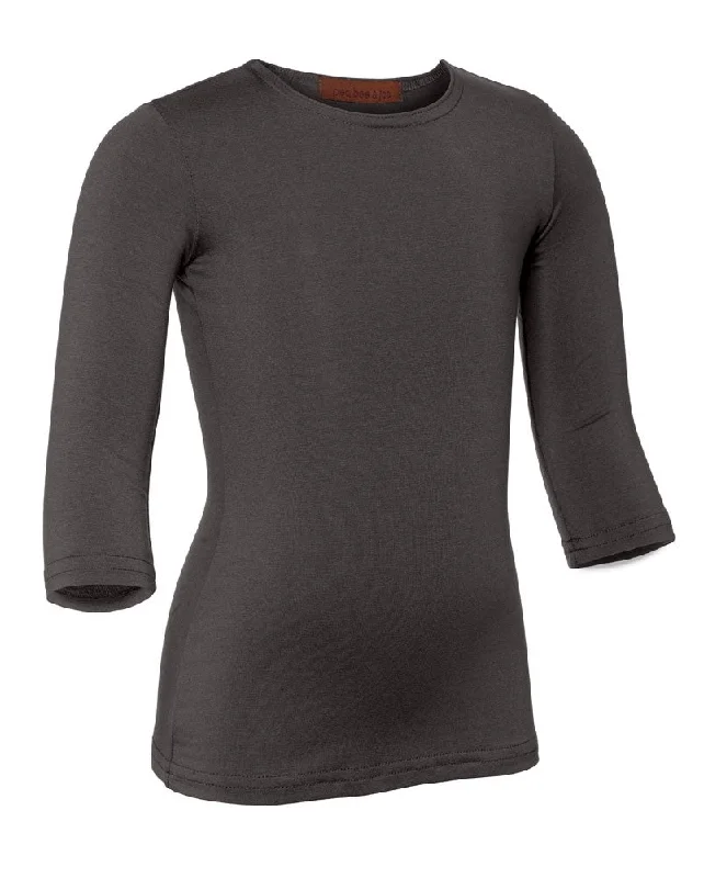 Women's Retro TightsPB&J Girls Modal 3/4 Sleeve Shell - Gray