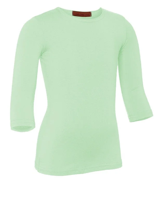 Women's Crocodile Print TightsPB&J Girls Modal 3/4 Sleeve Shell - Mint