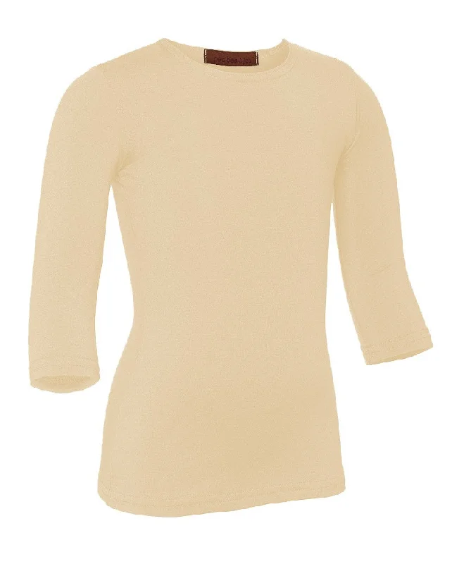Women's Striped TightsPB&J Girls Modal 3/4 Sleeve Shell - Peach