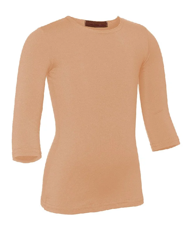Tights with Back Seam for WomenPB&J Girls Modal 3/4 Sleeve Shell - Salmon