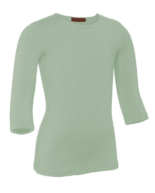 Women's Thermal TightsPB&J Girls Modal 3/4 Sleeve Shell - Sea Green