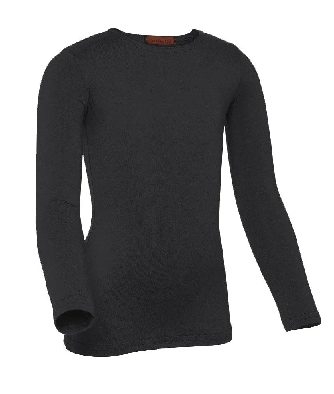 Lace Tights for WomenPB&J Girls Modal Long Sleeve Shell - Charcoal