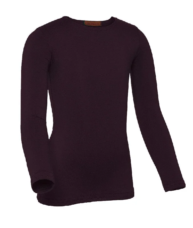 Women's Fishnet TightsPB&J Girls Modal Long Sleeve Shell - Eggplant