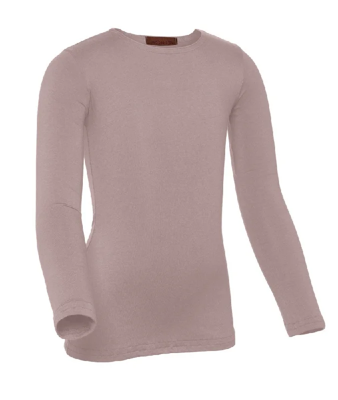 Tights for Professional WearPB&J Girls Modal Long Sleeve Shell - Mauve