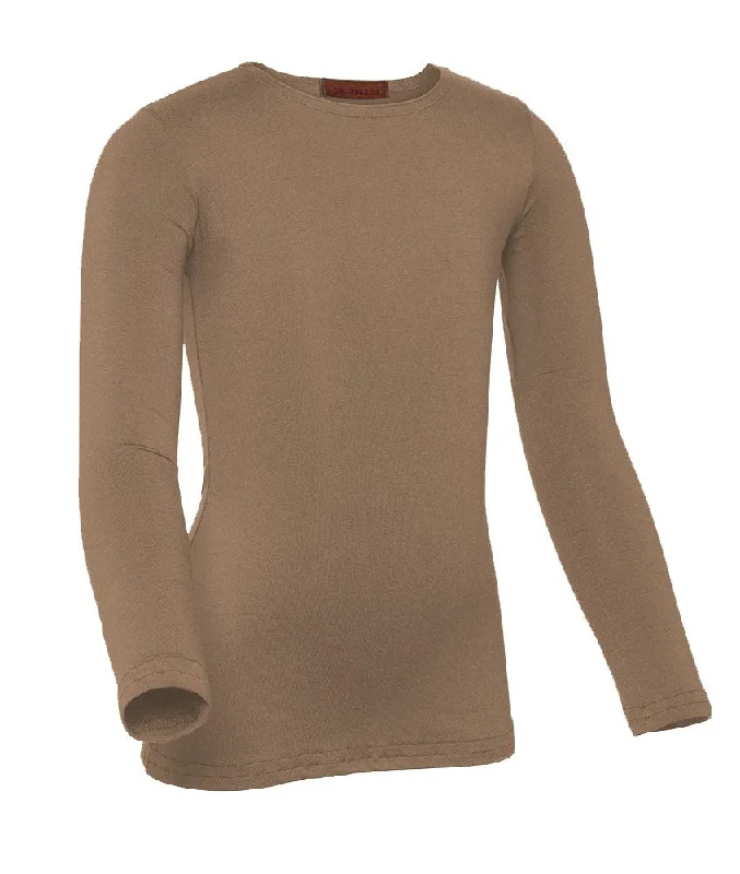 Tights with Geometric PatternsPB&J Girls Modal Long Sleeve Shell - Mocha