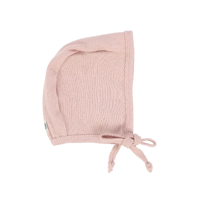Women's Fishnet TightsAnalogie Rib Bonnet - Soft Pink
