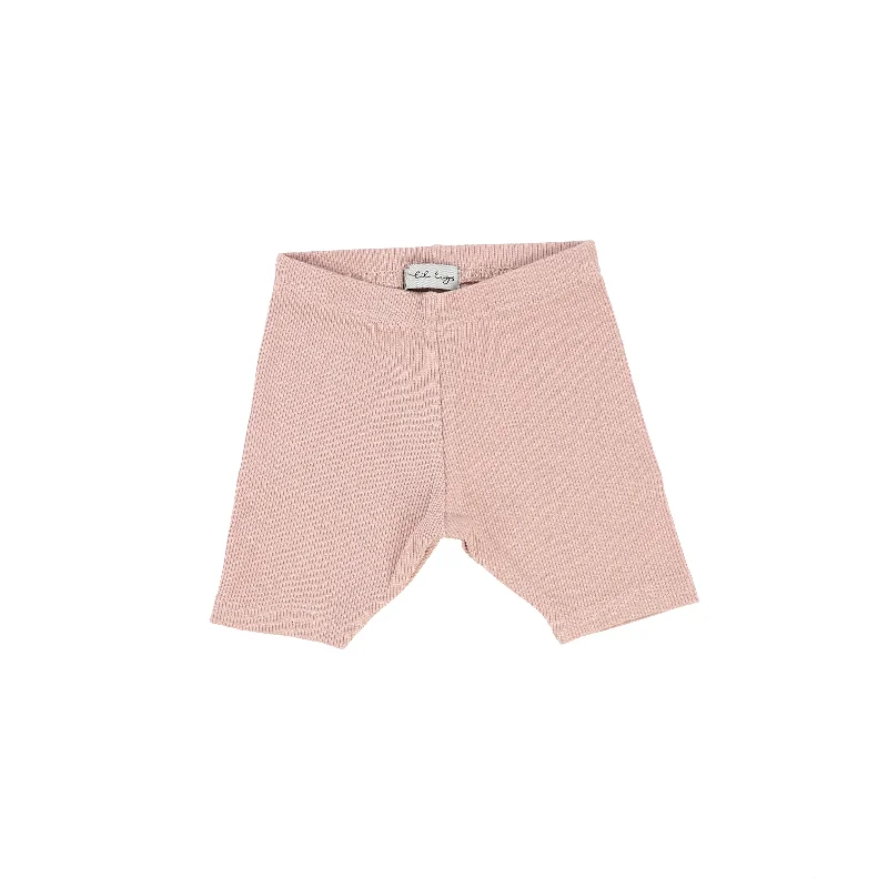 Leopard Print Tights for WomenLil Legs Ribbed Shorts - Blush