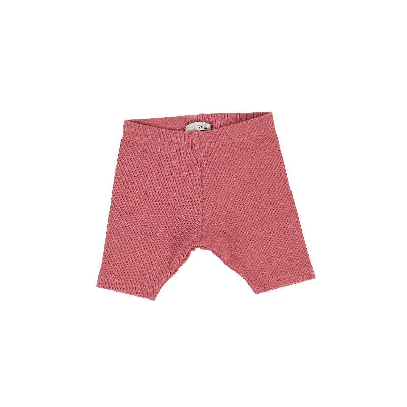 Women's Thermal TightsLil Legs Ribbed Shorts - Watermelon Pink