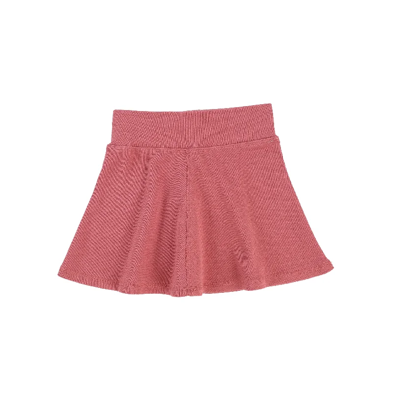 Tights with Suspender BeltsLil Legs Ribbed Skirt - Watermelon Pink
